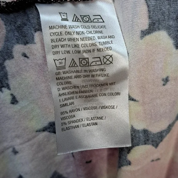 Jason Wu Pastel Floral Rayon Dress Size Large - Picture 7 of 8